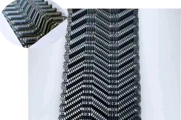 Cooling Tower Fill with Multiple Sizes and Material Choices